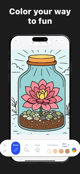 Adult Coloring Book - Bloom 1.9 Screenshot