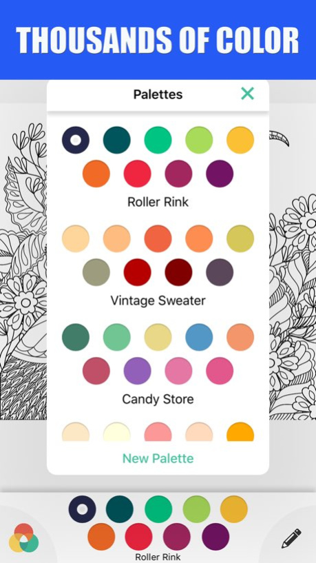 Adults Coloring Book Color Therapy for Anti-Stress  Screenshot