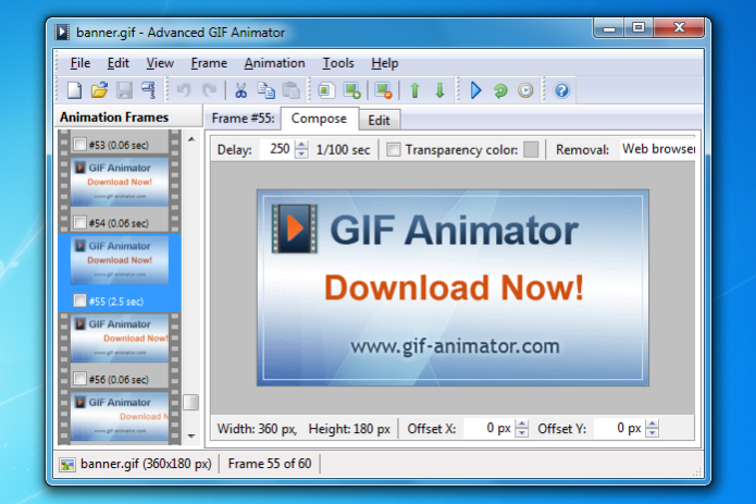 Advanced GIF Animator 4.10.20 Screenshot