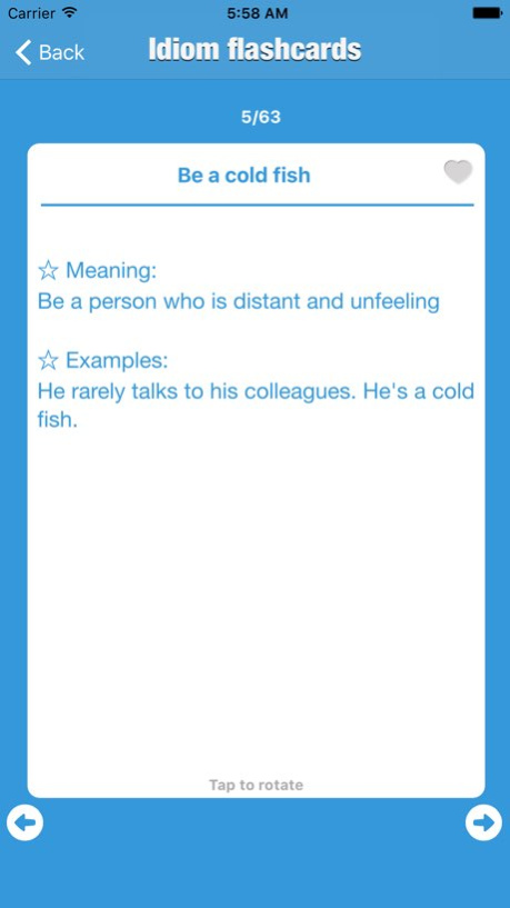 Advanced Idioms Dictionary  Screenshot