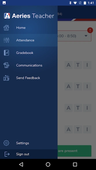 Aeries Teacher 1.2.23 Screenshot