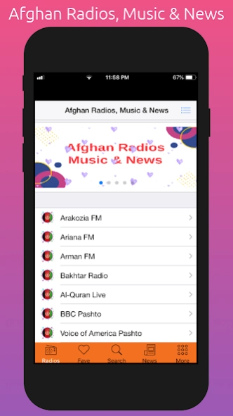 Afghan All Live Radios & Music 3.0.2 Screenshot