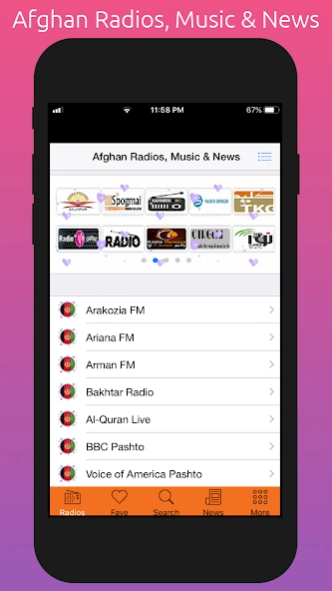 Afghan All Live Radios & Music 3.0.2 Screenshot