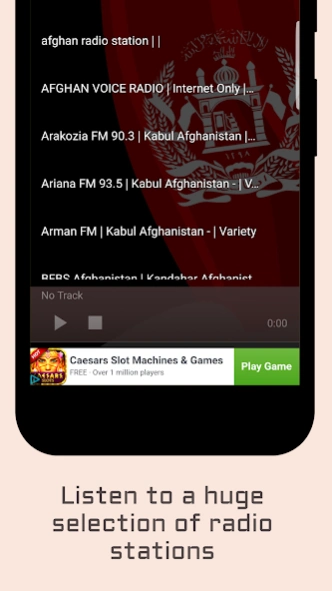 Afghanistan Radio Stations  Screenshot