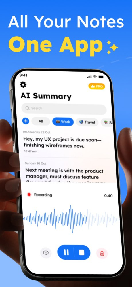 AI Note Taker ・ Voice Recorder 2.3 Screenshot