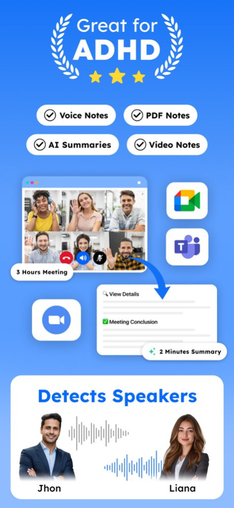 AI Note Taker ・ Voice Recorder 2.3 Screenshot