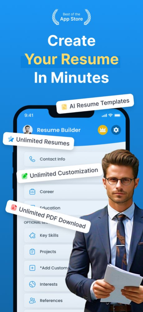 AI Resume Maker • Make Resume 2.1.2 Screenshot