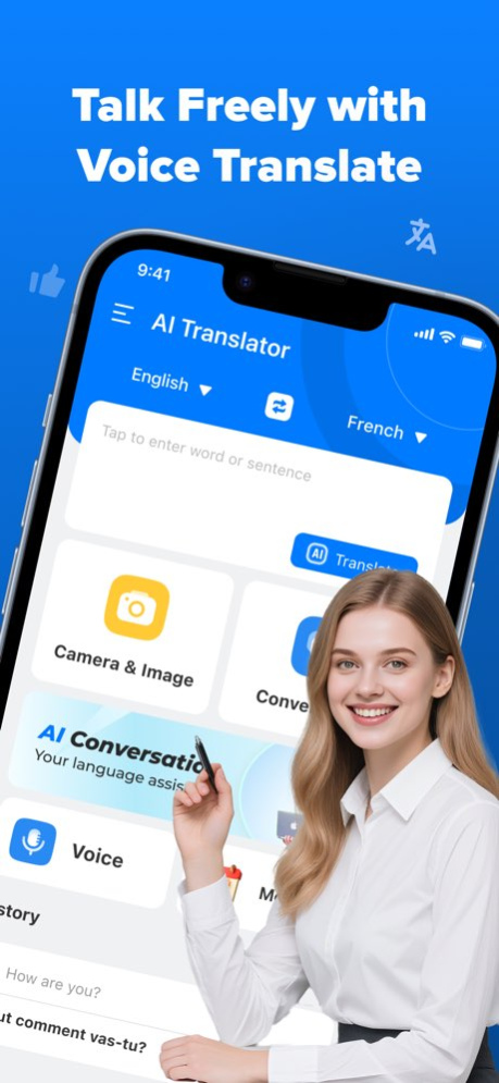 AI Translator:Voice&Text&Photo 1.6.6 Screenshot