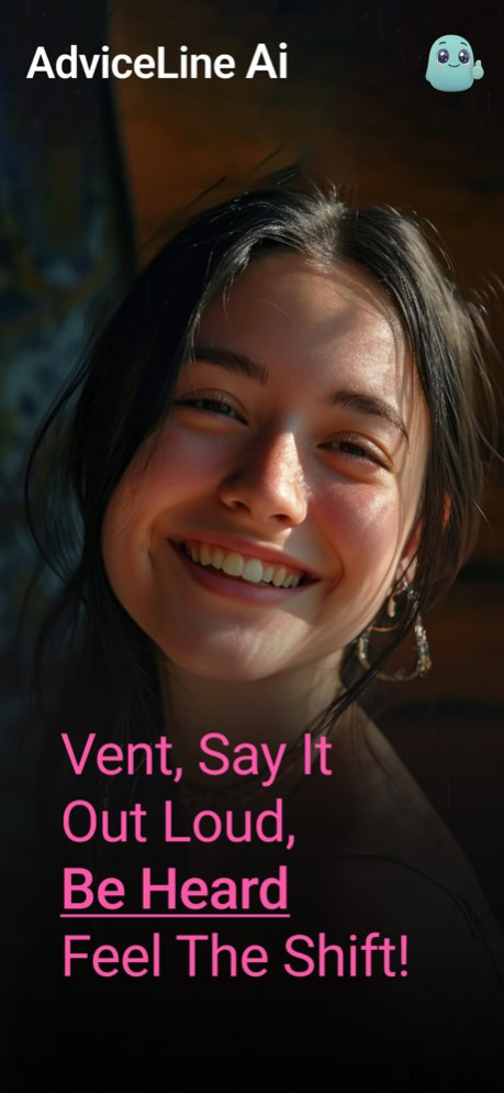 AI Vent Therapy AdviceLine AI 1.0.6 Screenshot