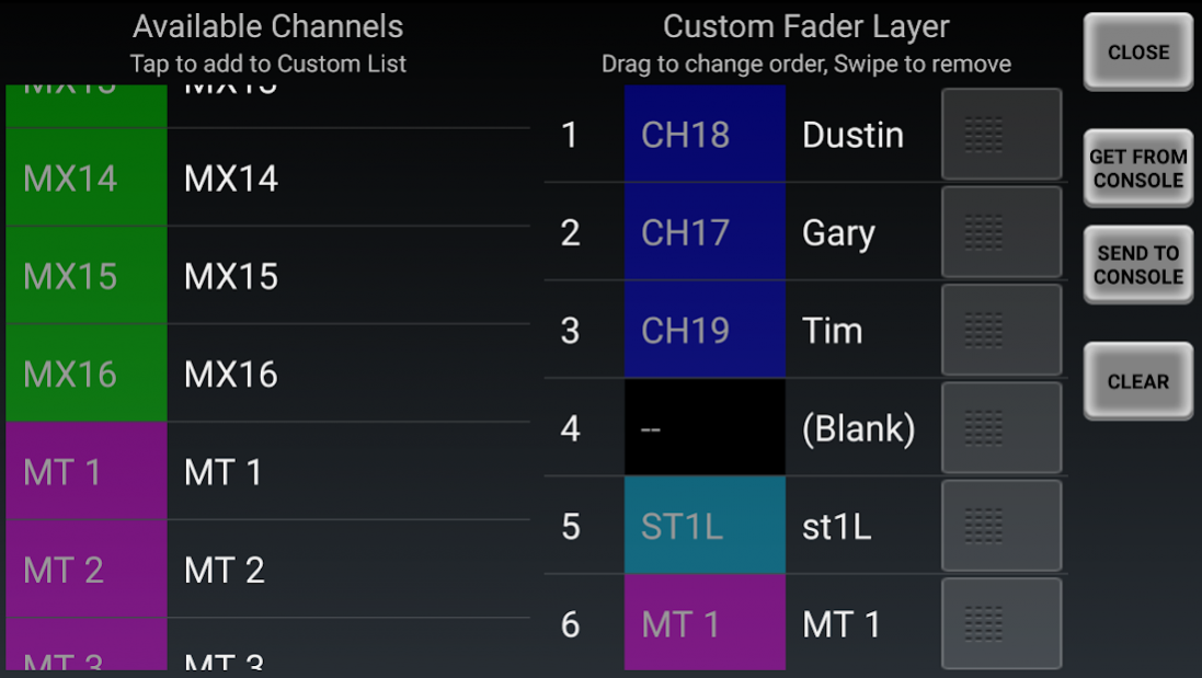 AirFader LS9 Beta  Screenshot