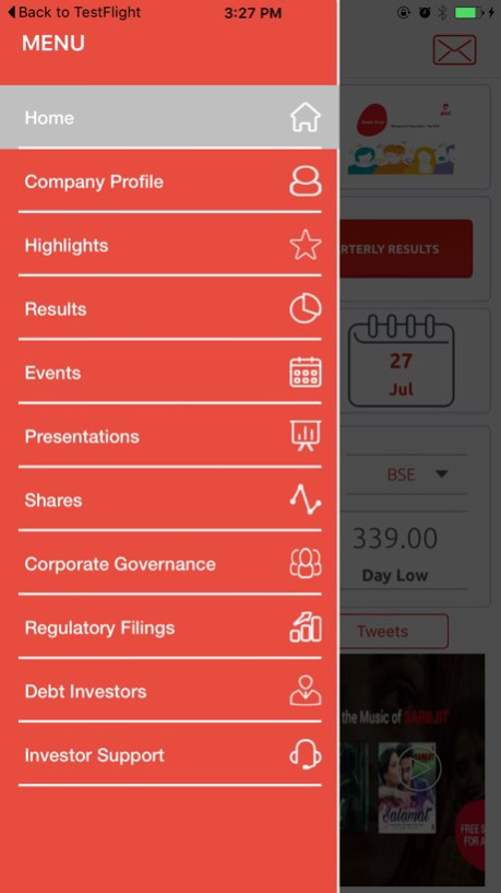 Airtel Investor - iPhone edition 1.0.1 Screenshot