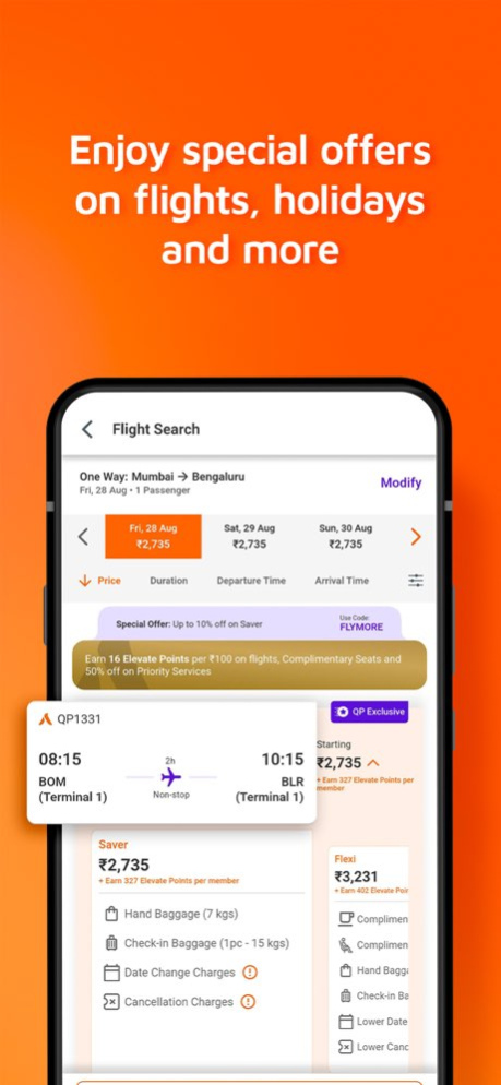 Akasa Air: Book Flight Tickets 2.0.9 Screenshot