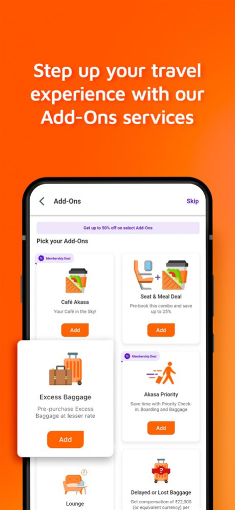 Akasa Air: Book Flight Tickets 2.0.9 Screenshot