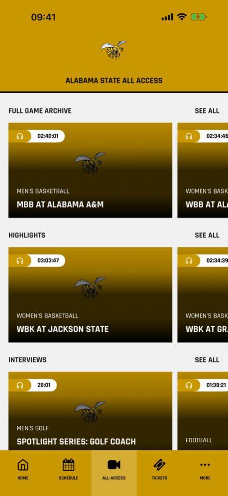Alabama State Athletics 183.0.8 Screenshot