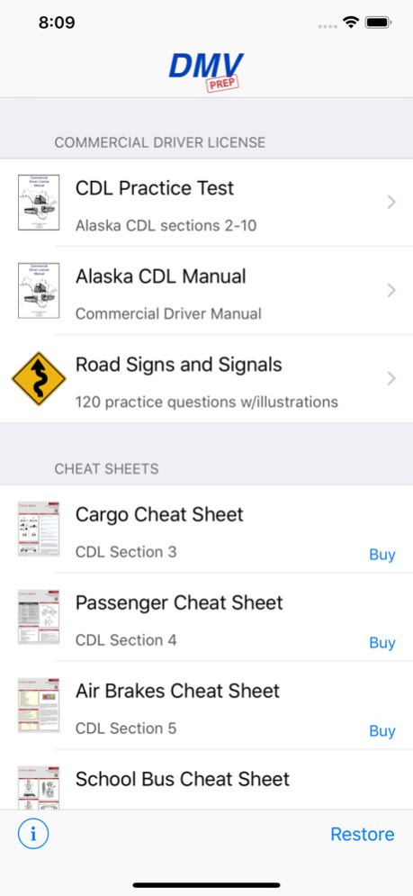 Alaska CDL Test Prep 6.0 Screenshot