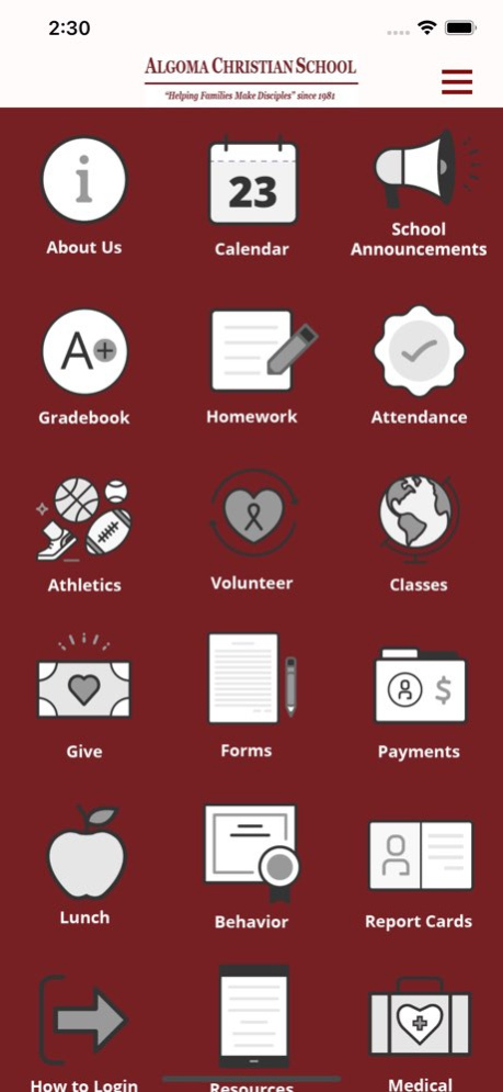 Algoma Christian School 59.4.0 Screenshot