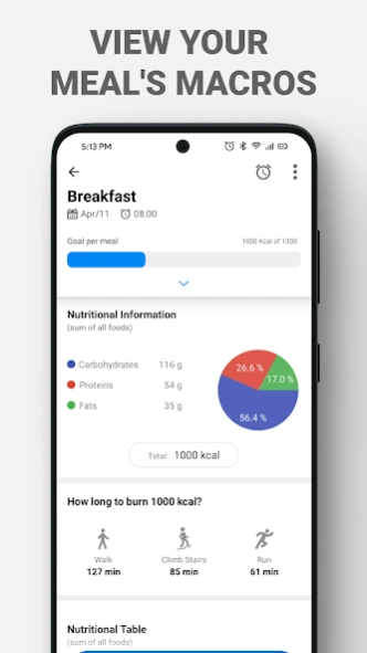 Nutrito - Calorie Counter 14.2.0 Screenshot