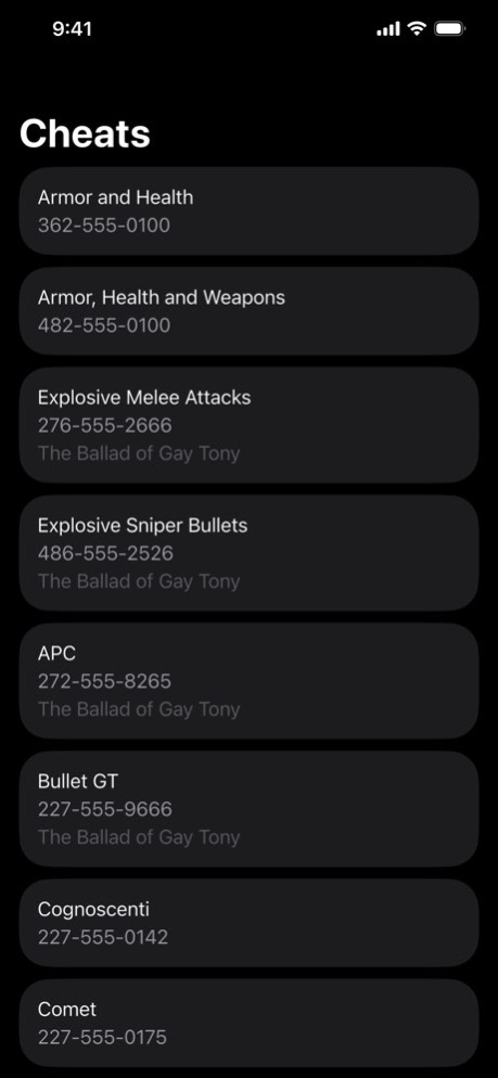 All Cheats for GTA 4 (IV) 4.0.0 Screenshot