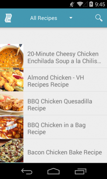 All Chicken Recipes - Easy Recipes Cookbook 1.2.5 Screenshot