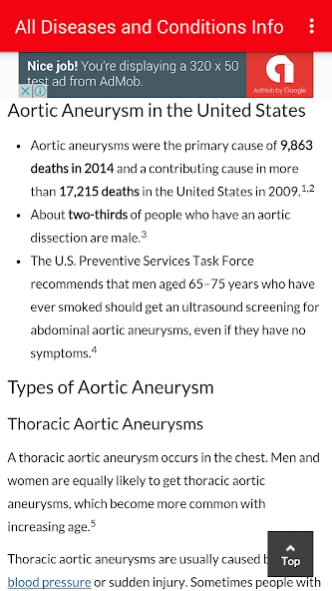 All Diseases & Conditions Info  Screenshot