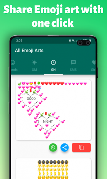 All Emoji Arts 😍 - Emoji Art copy and paste 😜 1.1.0 Screenshot