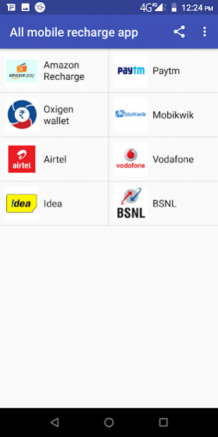 All mobile recharge-All in one mobile recharge app 1.05 Screenshot