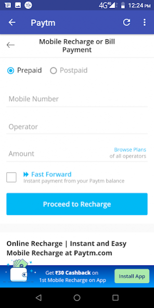 All mobile recharge-All in one mobile recharge app 1.05 Screenshot