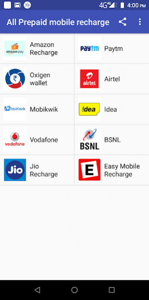 All Prepaid mobile recharge app 2.1 Screenshot