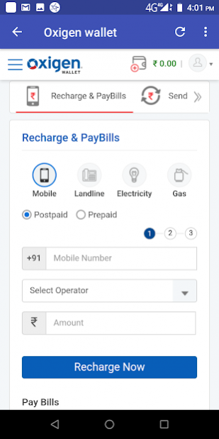 All Prepaid mobile recharge app 2.1 Screenshot