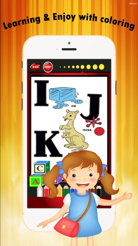 Alphabet A to Z Coloring Book for children age 1-6 1.0.3 Screenshot