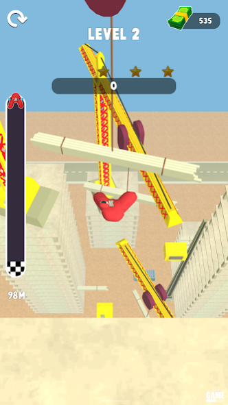 Alphabet Fall: Break Ragdoll 9 Screenshot