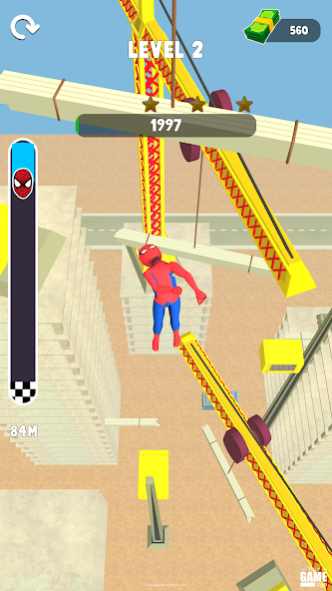 Alphabet Fall: Break Ragdoll 9 Screenshot