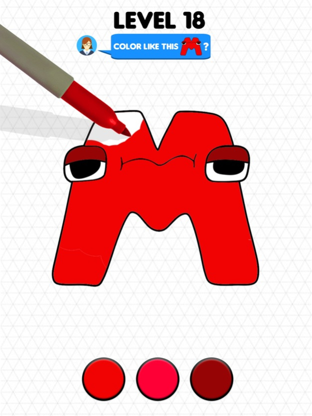 Alphabet Lore Coloring Book 3D 1.3 Screenshot