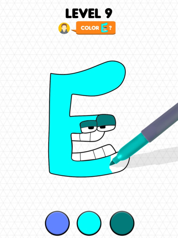 Alphabet Lore Coloring Book 3D 1.3 Screenshot