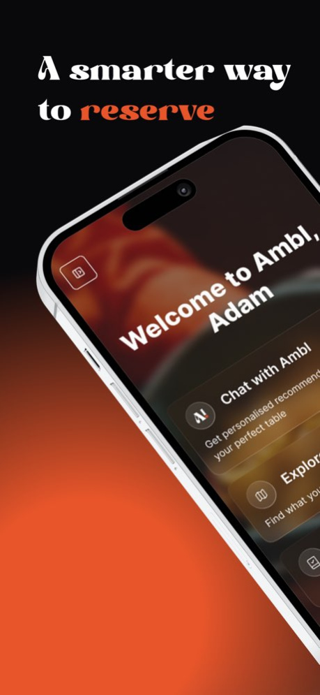 Ambl: Restaurant Bookings 2.3 Screenshot