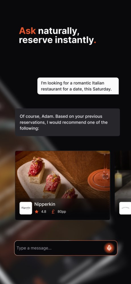 Ambl: Restaurant Bookings 2.3 Screenshot