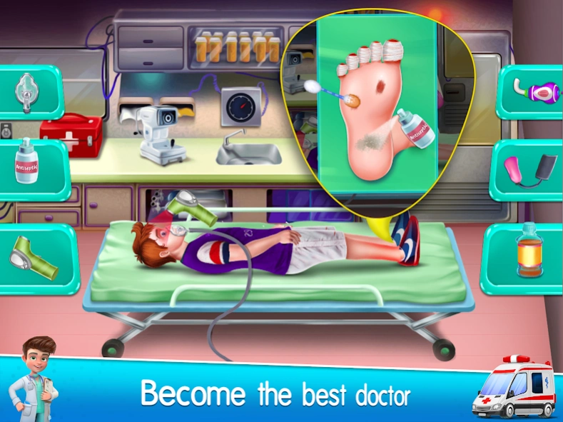 Ambulance Doctor Hospital Game 1.0.46 Screenshot