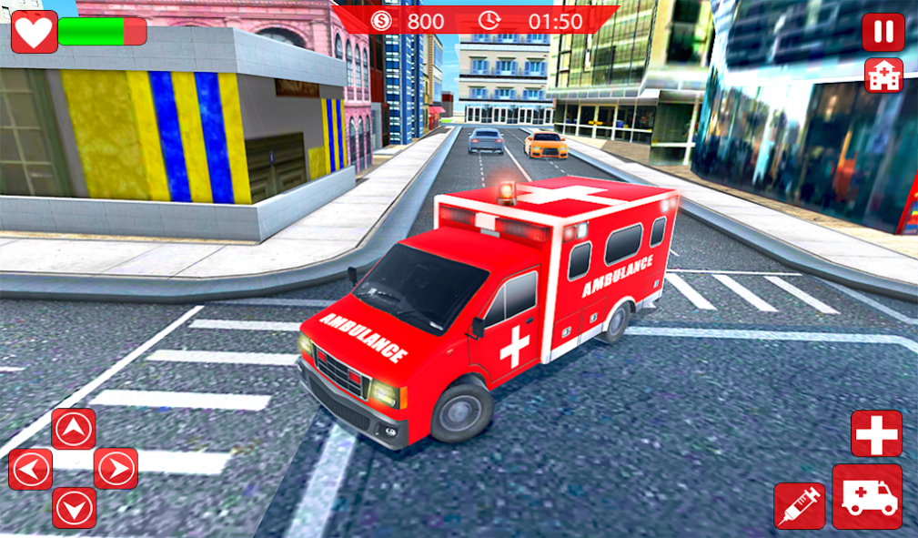 Ambulance Driving Simulator: A 1 Screenshot