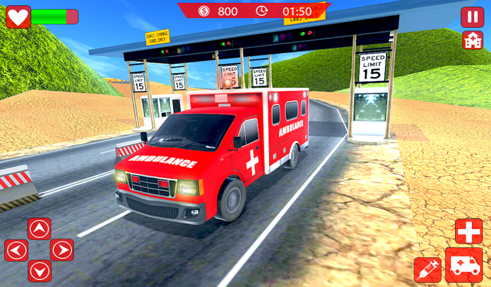 Ambulance Driving Simulator: A 1 Screenshot