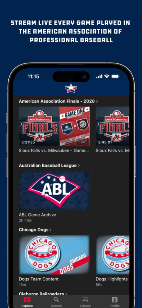 American Association TV 10.401.1 Screenshot