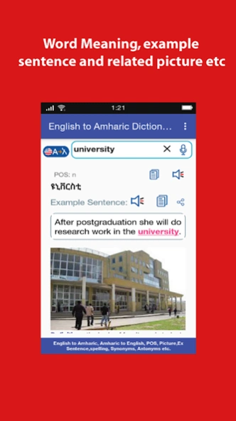 English Amharic Dictionary 2.12.12 Screen Photos 1