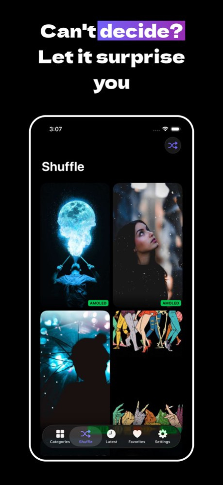 AMOLED Wallpapers-Black & Dark 1.6 Screenshot