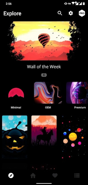 Amoplex - Dark, Black, AMOLED Wallpapers 4K, HD 2.21 Printscreens 1