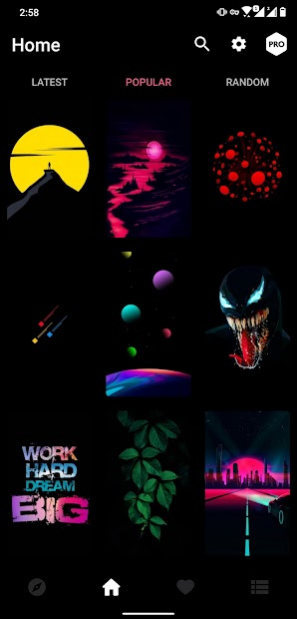 Amoplex - Dark, Black, AMOLED Wallpapers 4K, HD 2.21 Captures 7