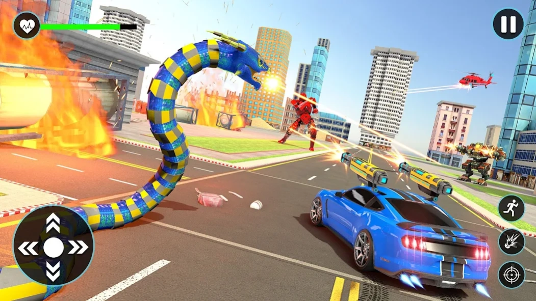 Anaconda Robot Car Robot Game 3.8 Screenshot
