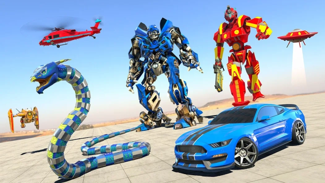 Anaconda Robot Car Robot Game 3.8 Screenshot