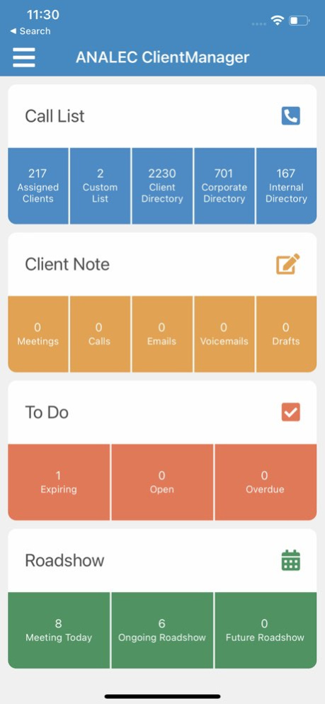ANALEC ClientManager 3.1.2 Screenshot