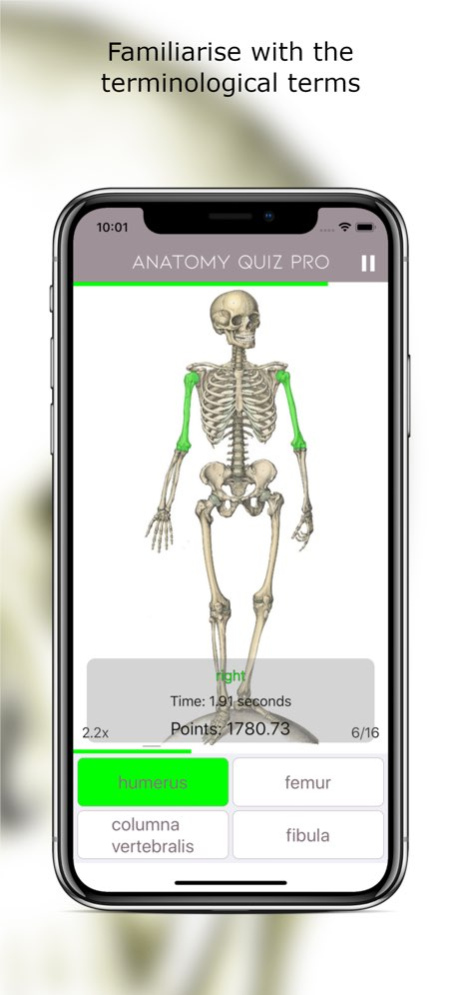 Anatomy Quiz Premium 6.4.1 Screenshot