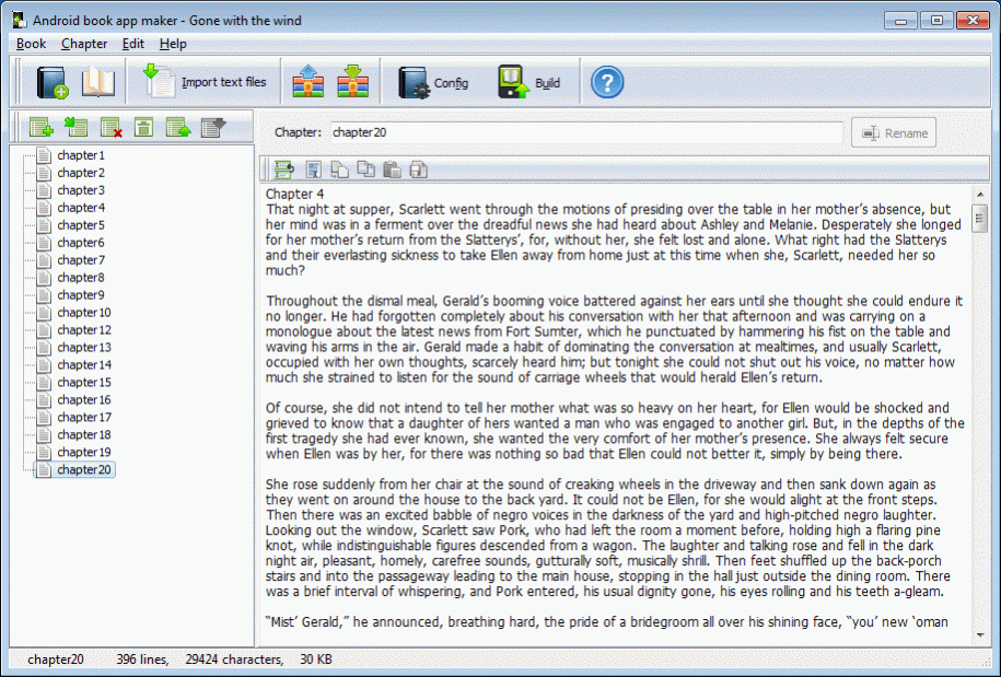 Android Book App Maker 1.0 Screenshot