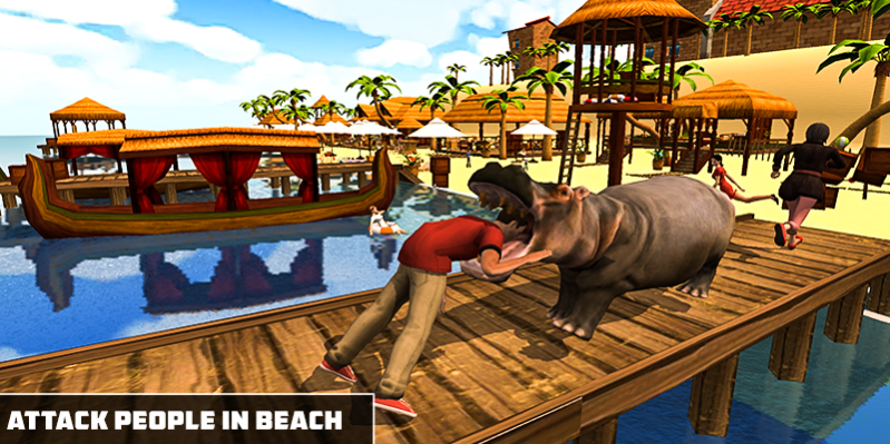 Angry Hippo Attack Simulator 1.3 Screenshot